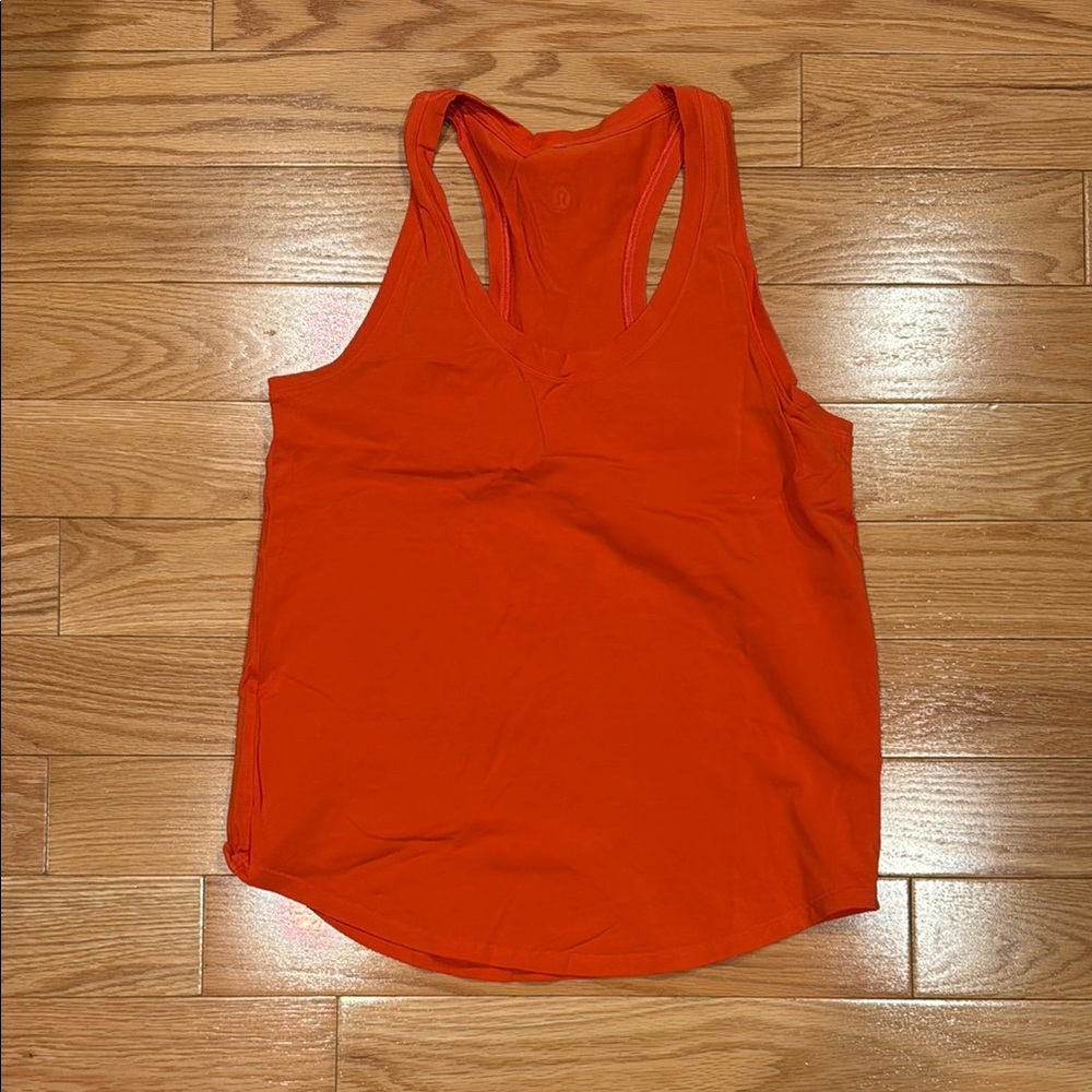 Lululemon Orange Tank Top